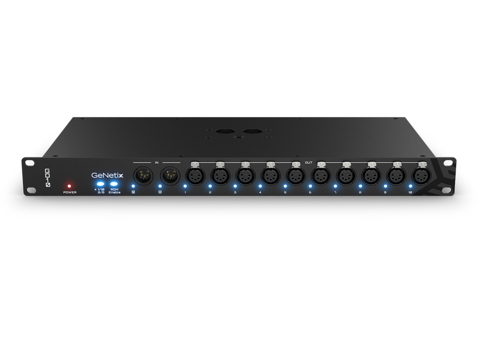 ChamSys GeNetix GD10 - Splitter DMX de 10 puertos