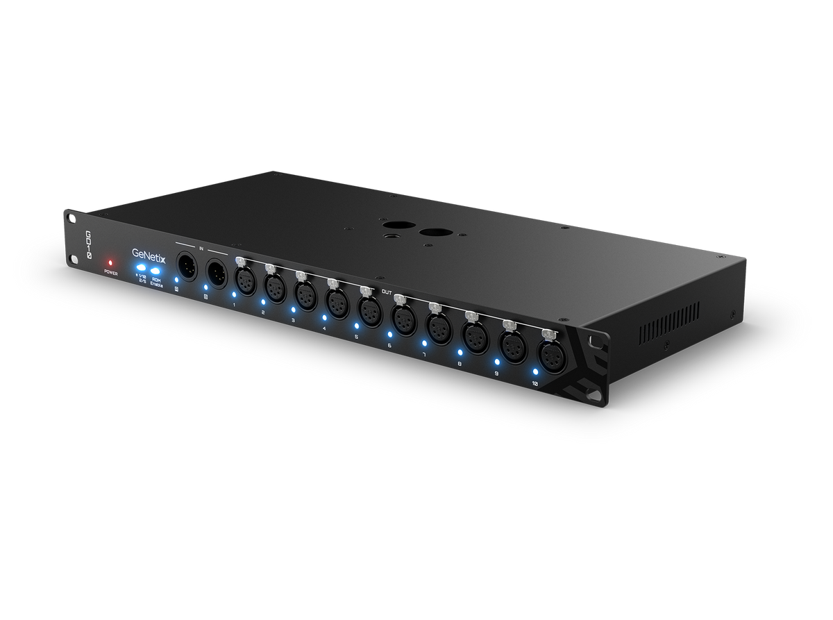 ChamSys GeNetix GD10 - Splitter DMX de 10 puertos