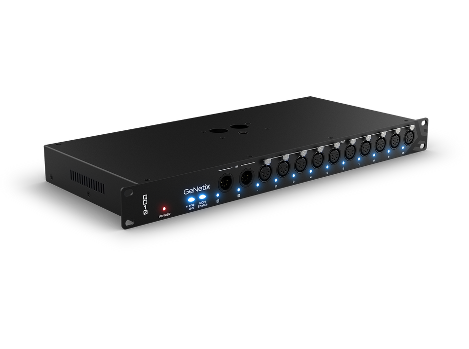 ChamSys GeNetix GD10 - Splitter DMX de 10 puertos