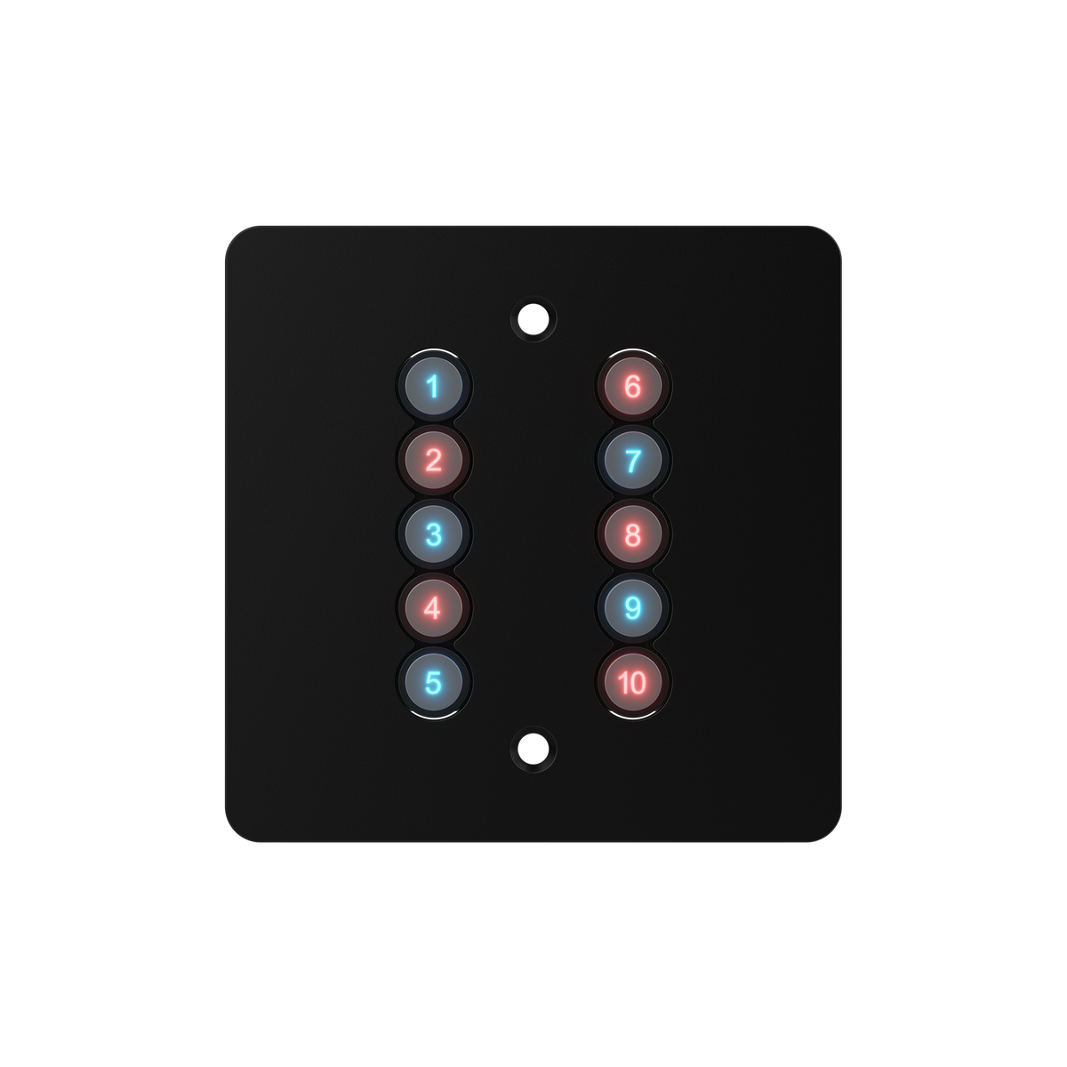 ChamSys GeNetix 10Scene Wall Plate (Dual Pack) EU - Control de escenas