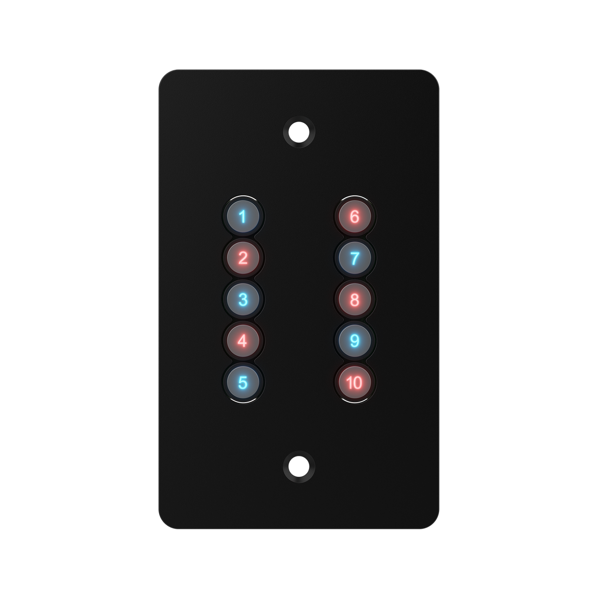 ChamSys GeNetix 10Scene Wall Plate (Dual Pack) EU - Control de escenas