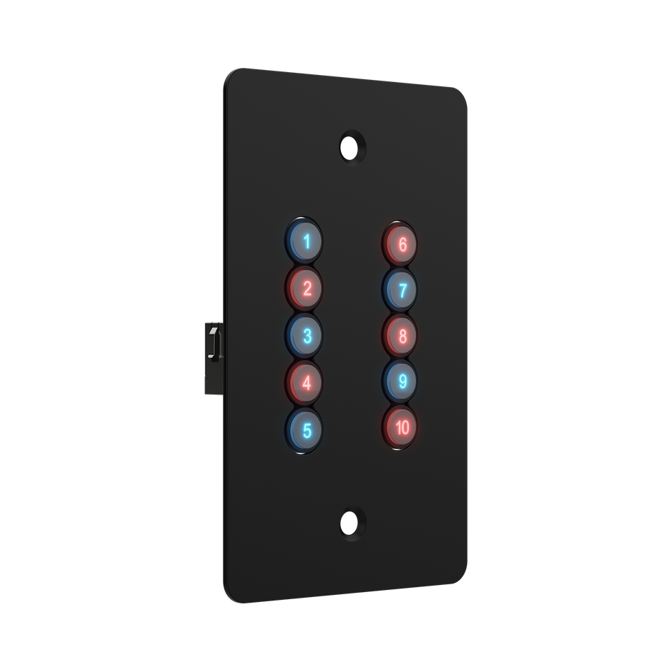 ChamSys GeNetix 10Scene Wall Plate (Dual Pack) EU - Control de escenas
