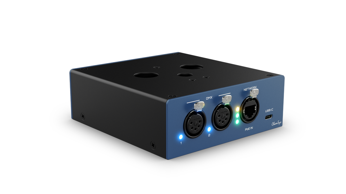 ChamSys GeNetix GN2 - Nodo Ethernet-DMX de 2 puertos