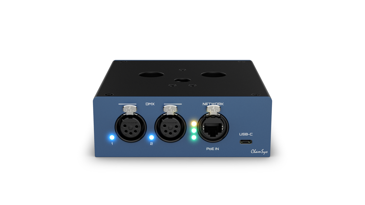 ChamSys GeNetix GN2 - Nodo Ethernet-DMX de 2 puertos