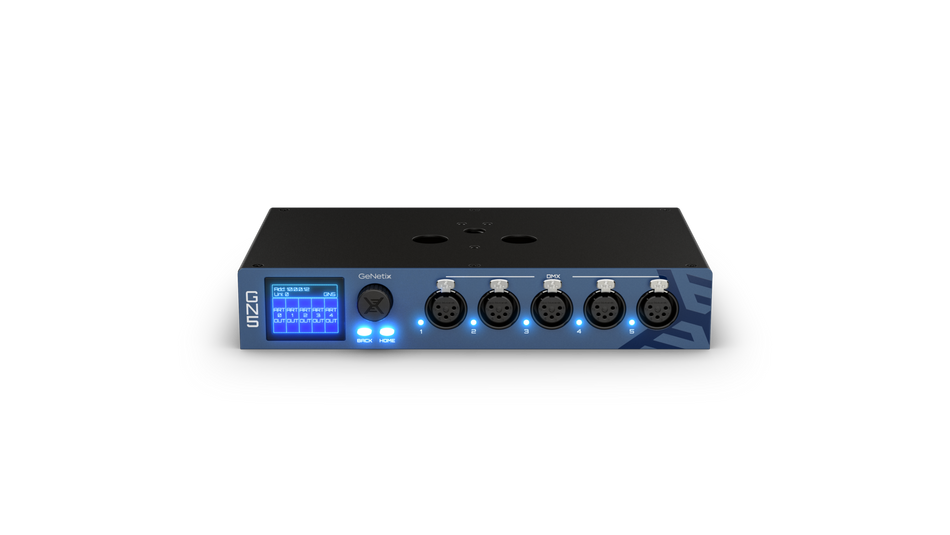 ChamSys GeNetix GN5 - nodo Ethernet-DMX de cinco puertos