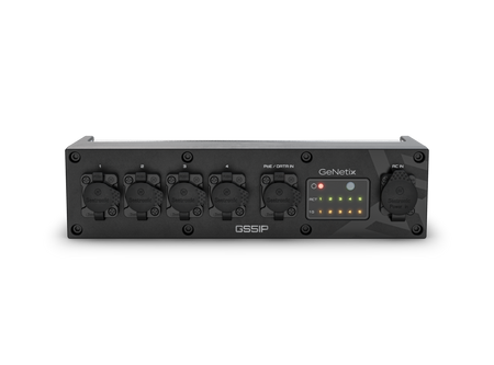 ChamSys GeNetix GS5IP - Switch de red Gigabit IP65 de 5 puertos