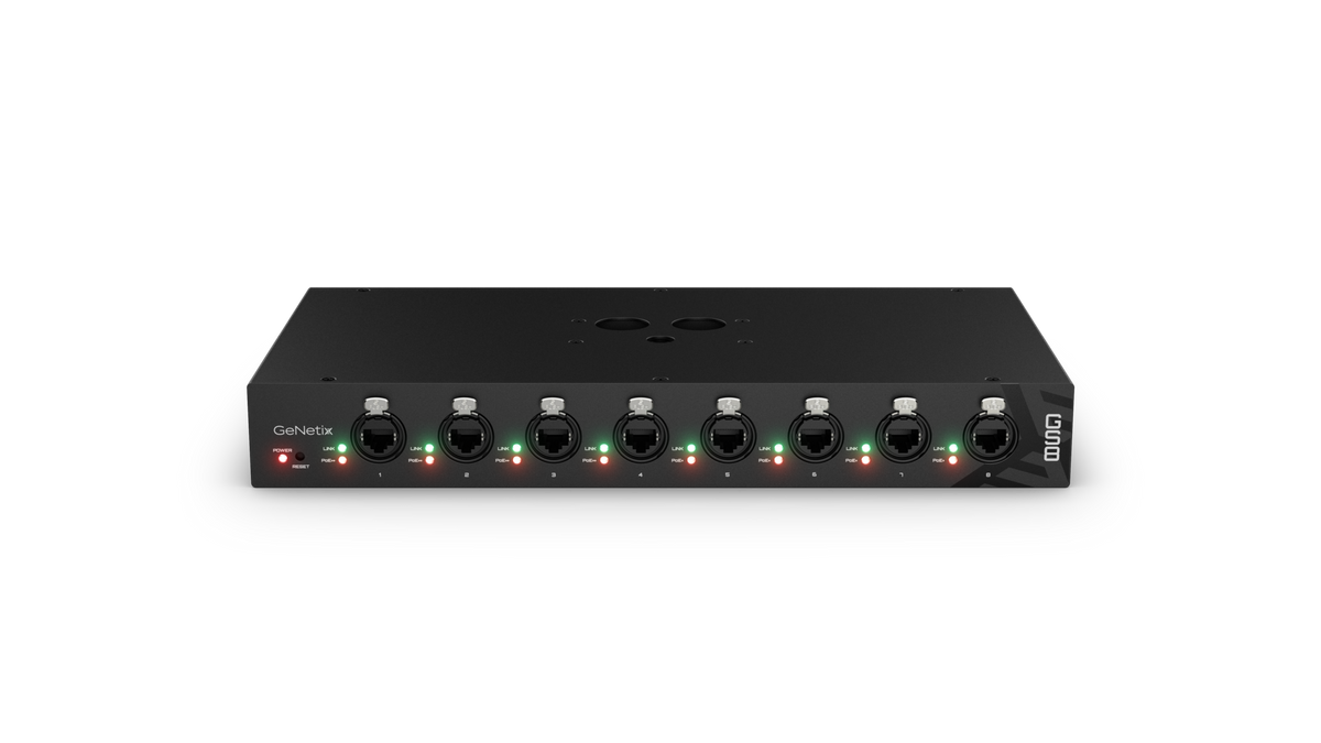 ChamSys GeNetix GS8 - Switch PoE Gigabit de 8 puertos