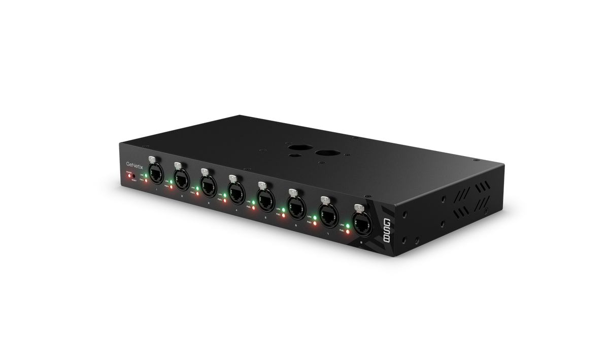 ChamSys GeNetix GS8 - Switch PoE Gigabit de 8 puertos