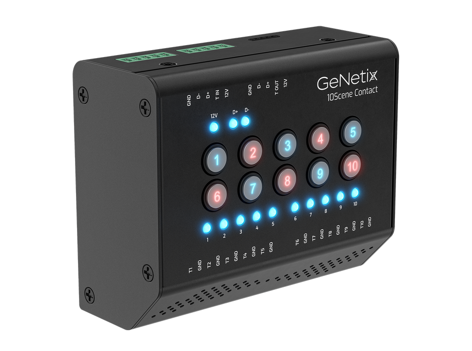 ChamSys GeNetix 10Scene Contact - Interfaz de disparo por contacto seco