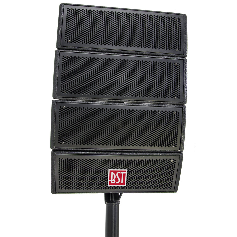 ACTIVE 2.1 LINE ARRAY PA SYSTEM  8 SATELLITES + 1 SUBWOOFER 900W