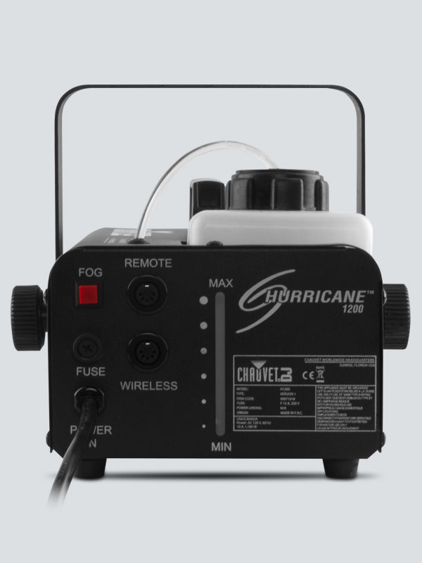 CHAUVET DJ Hurricane 1200 - Máquina de humo de 1180 W