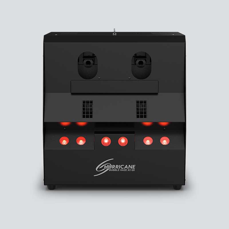 CHAUVET DJ Hurricane Bubble Haze X2 Q6 - Máquina de burbujas y haze