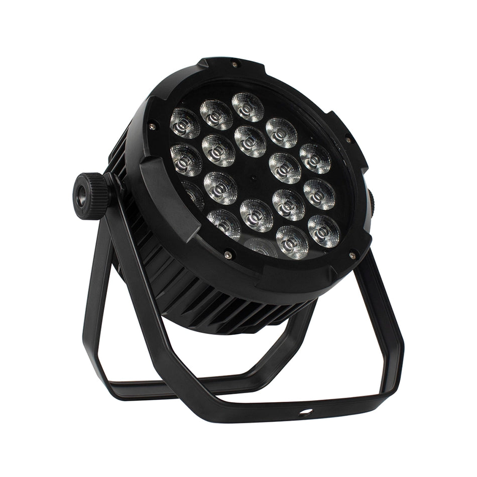 Foco Par LED Impermeable SHEHDS NWaFAP1818F 18×18W RGBWA+UV 6in1 IP65
