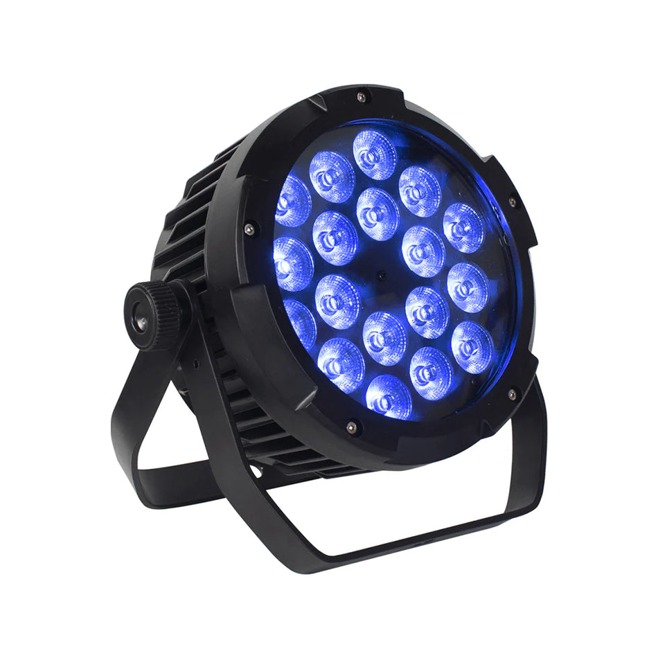 Foco Par LED Impermeable SHEHDS NWaFAP1818F 18×18W RGBWA+UV 6in1 IP65