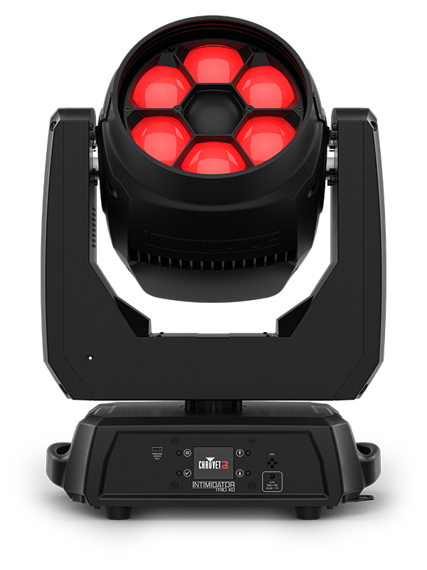 CHAUVET DJ Intimidator Trio XD - Cabeza móvil LED con zoom motorizado