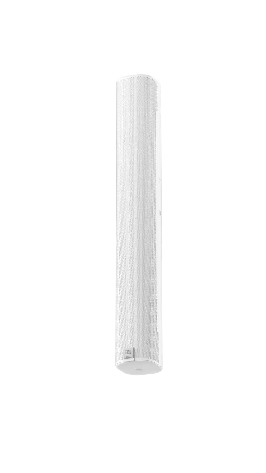 JBL Professional COL600 - Altavoz de columna delgada de 600 mm con cobertura 160°×110° e inclinación nativa de −10° (blanco)