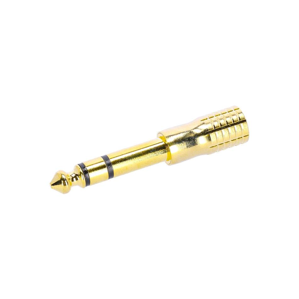 Adam Hall Connectors 4 STAR A MF3 JM3 GOLD - Adapter | Minijack TRS female x Jack TRS