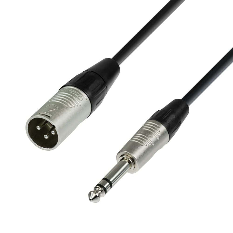 Adam Hall Cables 4 STAR BMV 0500 - Balanced Cable | Rean® XLR Male x Jack TRS | 5 m