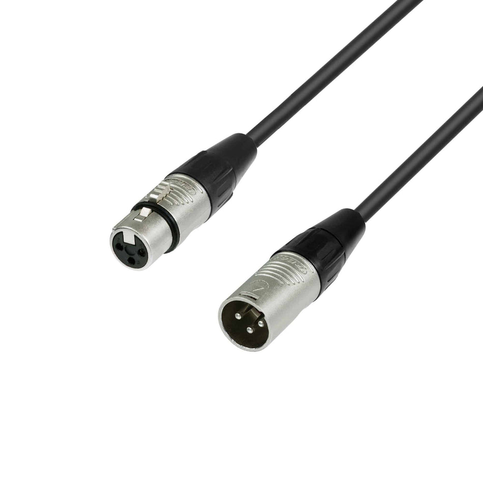 Adam Hall Cables 4 STAR MMF 0100 - Microphone Cable | Rean® XLR female x XLR male | 1 m