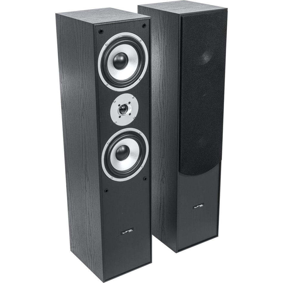 &ENCEINTES HIFI 3 VOIES 350W BLACK /PAIR