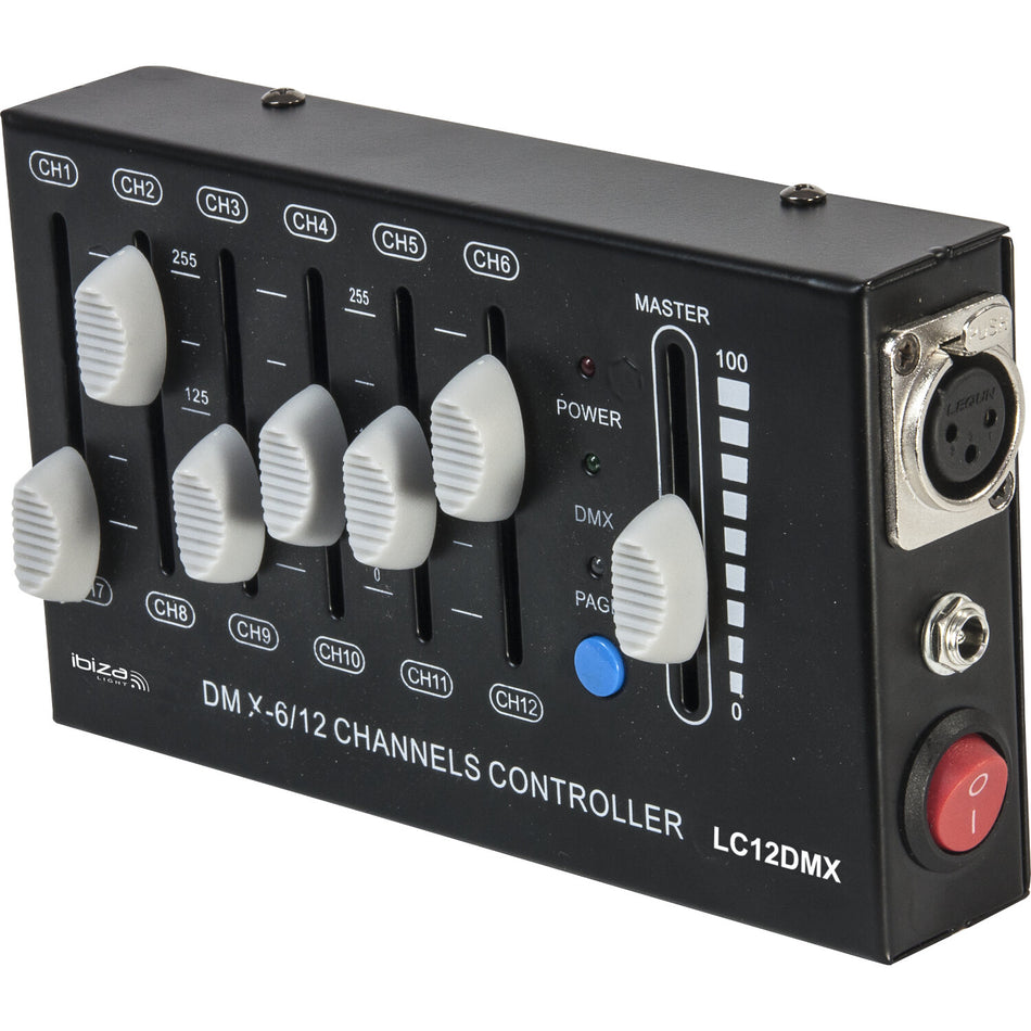 CONTROLADOR DMX DE 12 CANALES