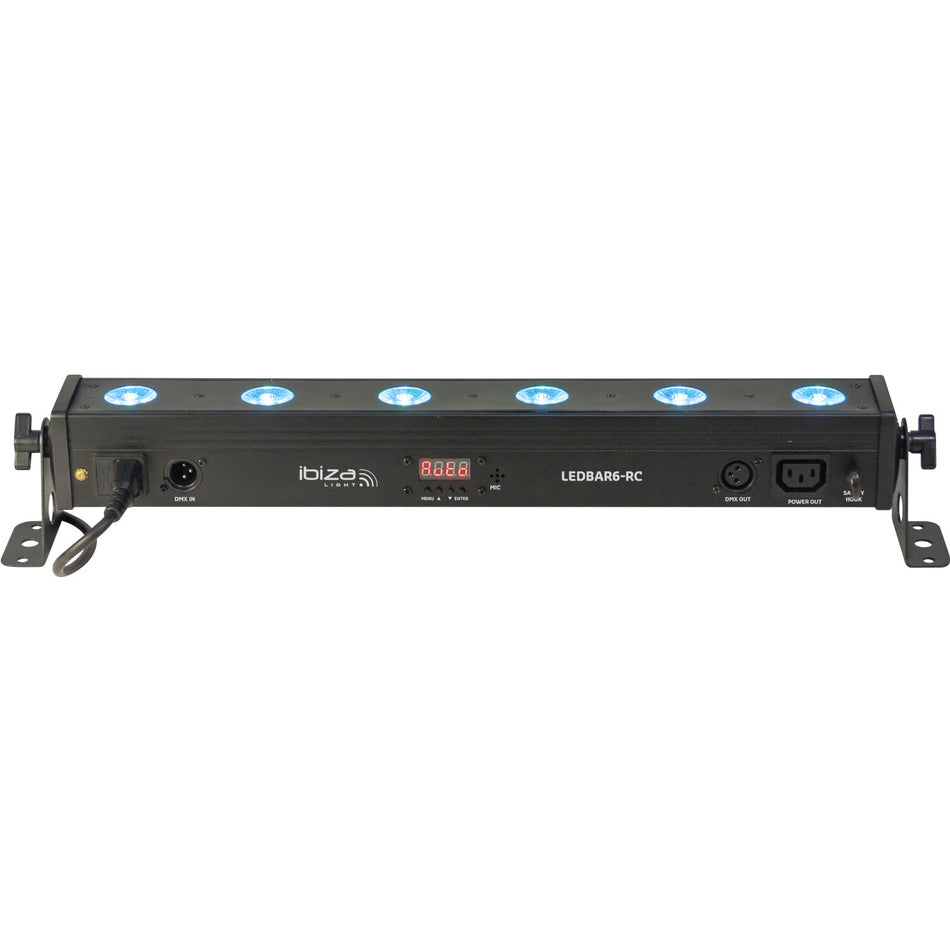 6 x 8W RGBW 4-IN-1 LED BAR, DMX / IRC