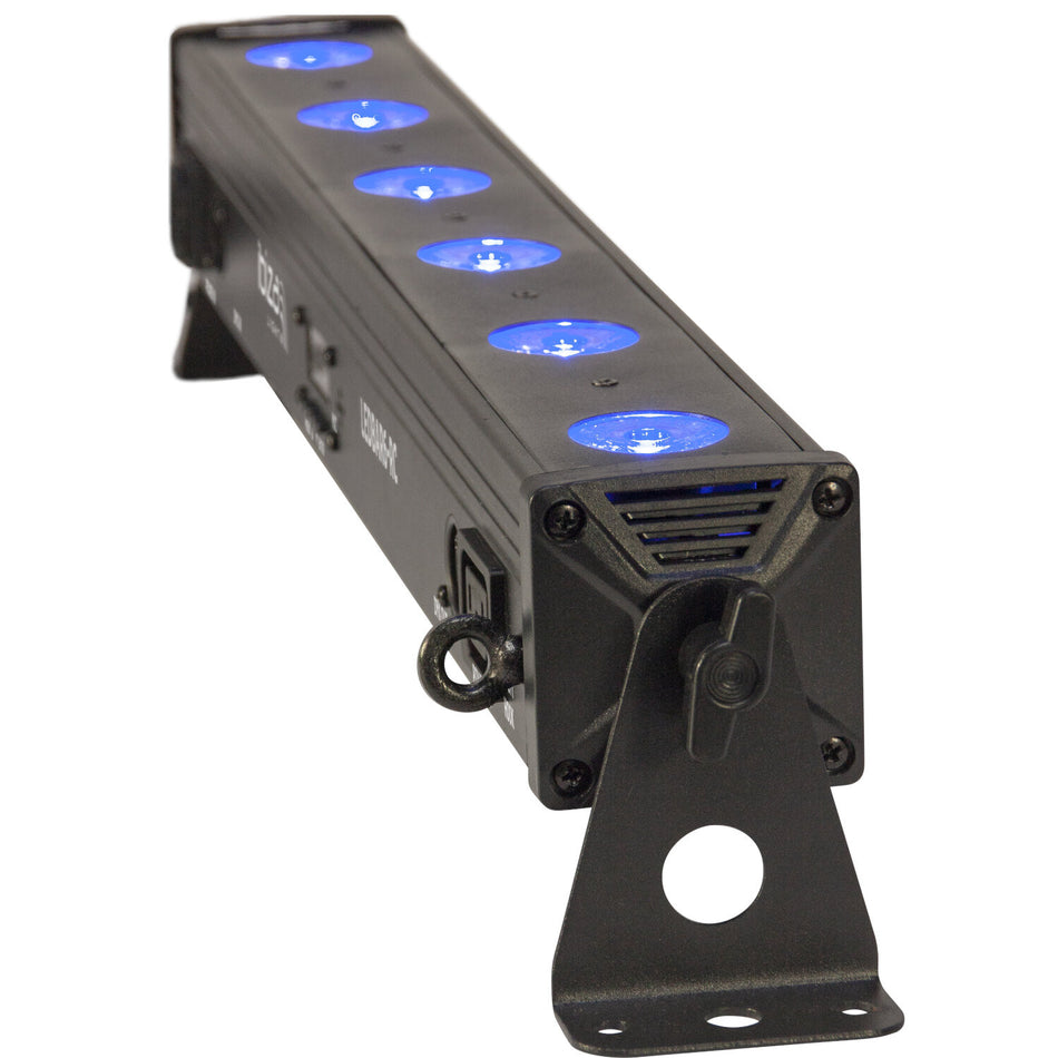 6 x 8W RGBW 4-IN-1 LED BAR, DMX / IRC