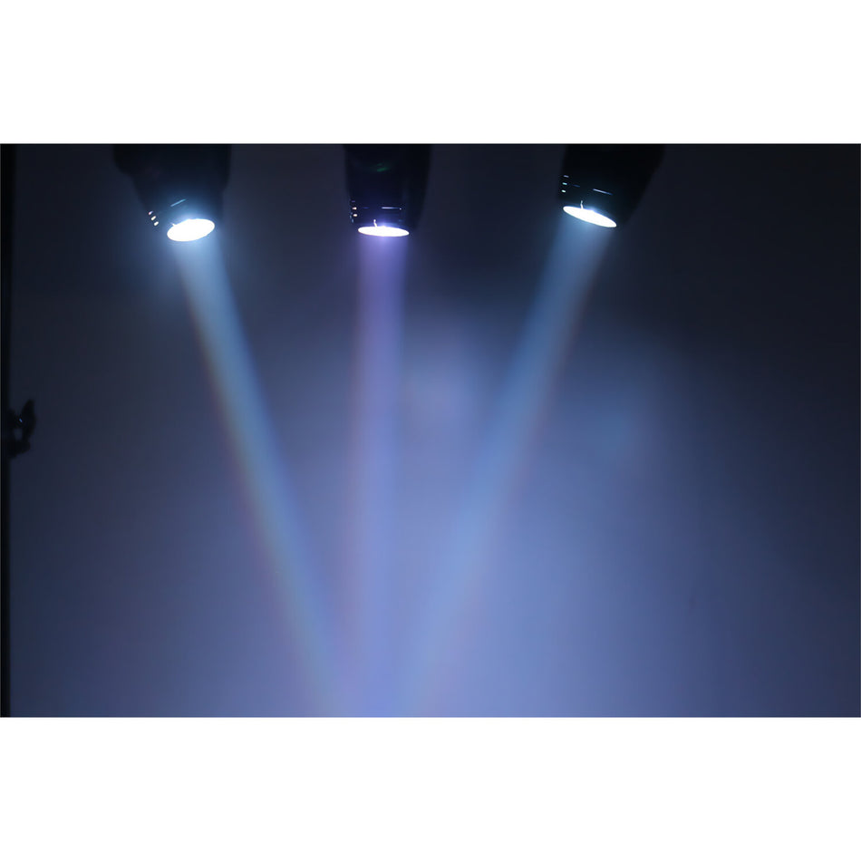 Ibiza Light &amp; Sound LMH250-RC - 10W RGBW LED beam moving head with DMX and remote control
