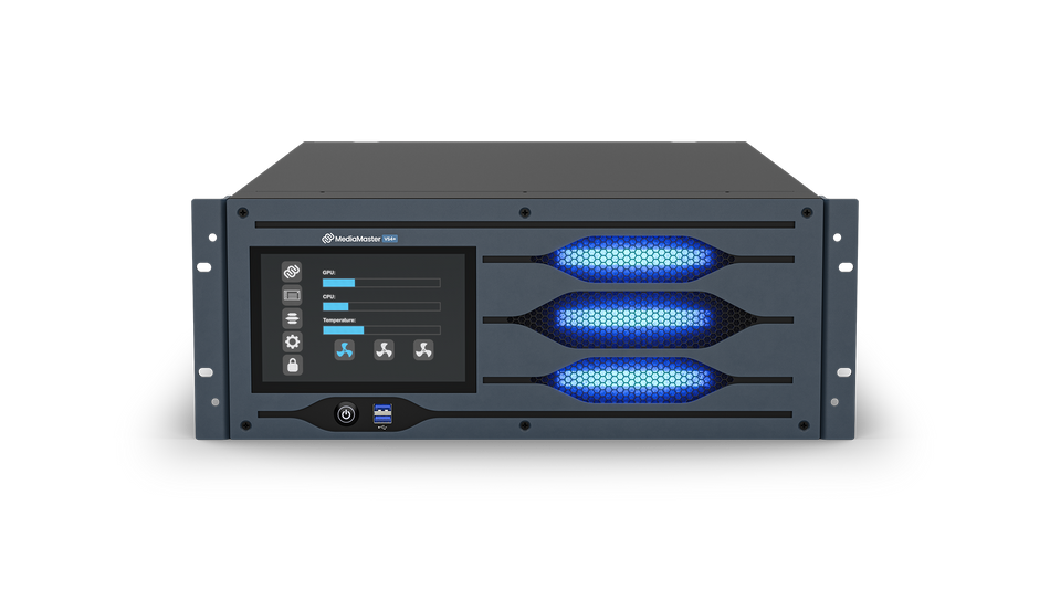 ChamSys MediaMaster VS4+ - servidor multimedia 4K en rack