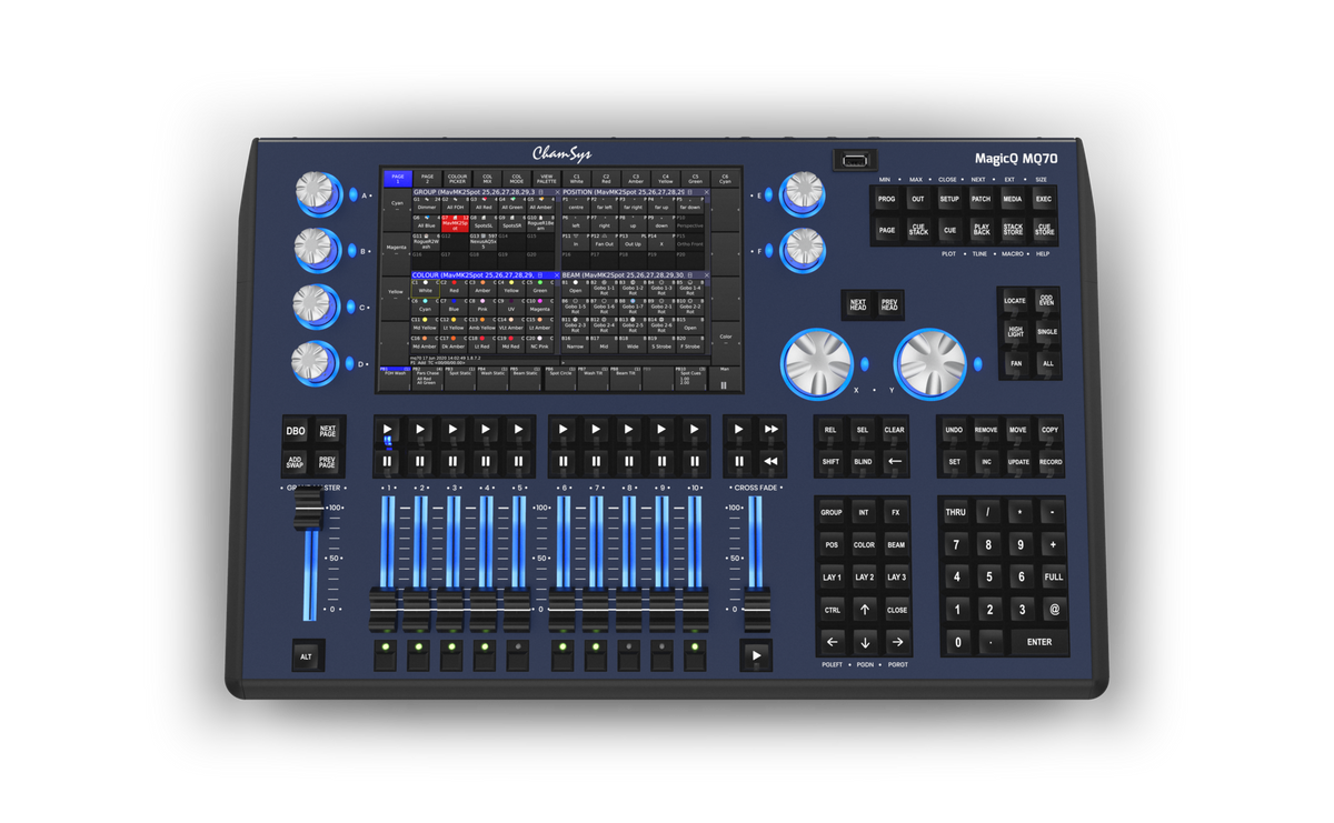 ChamSys MagicQ MQ70 Compact Console - consola compacta de iluminación