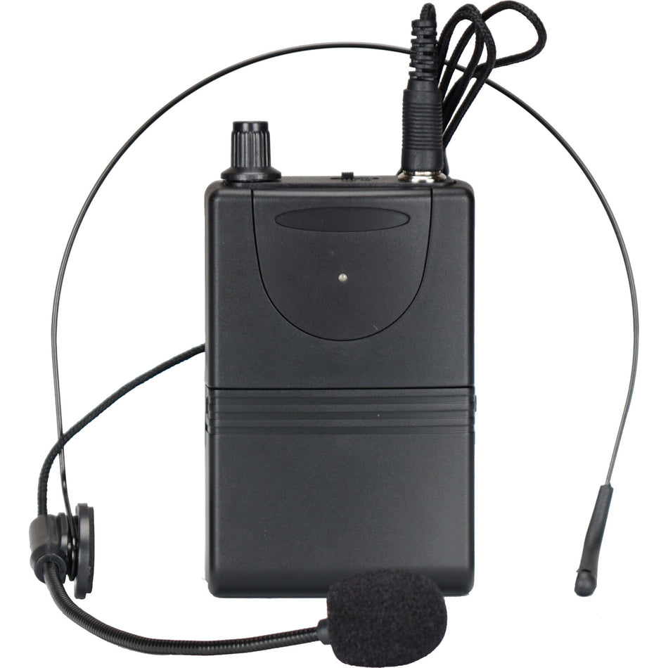 SISTEMA PORTATIL AUTONOMO CON BLUETOOTH, USB, VOX, TWS Y 2 MICROS UHF