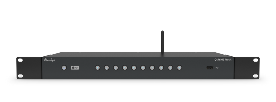 ChamSys QuickQ Rack - Controlador de iluminación DMX para instalaciones