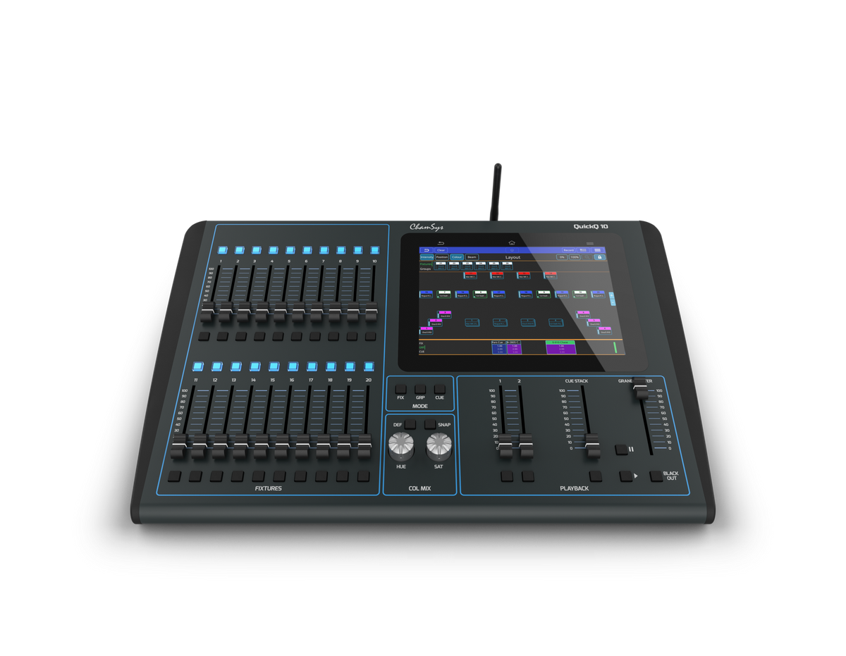 ChamSys QuickQ 10 - Consola de iluminación DMX
