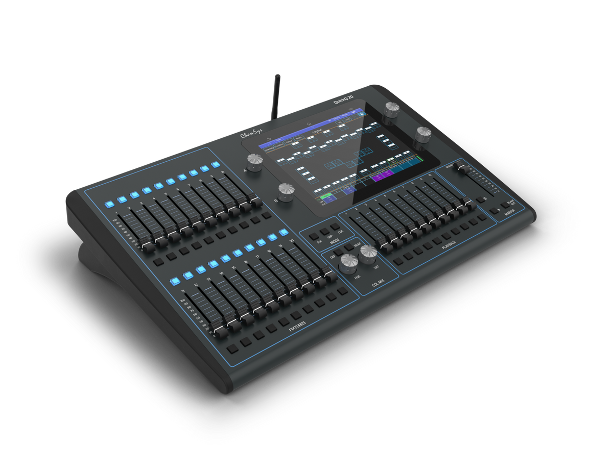 ChamSys QuickQ 20 - Consola de control de iluminación DMX