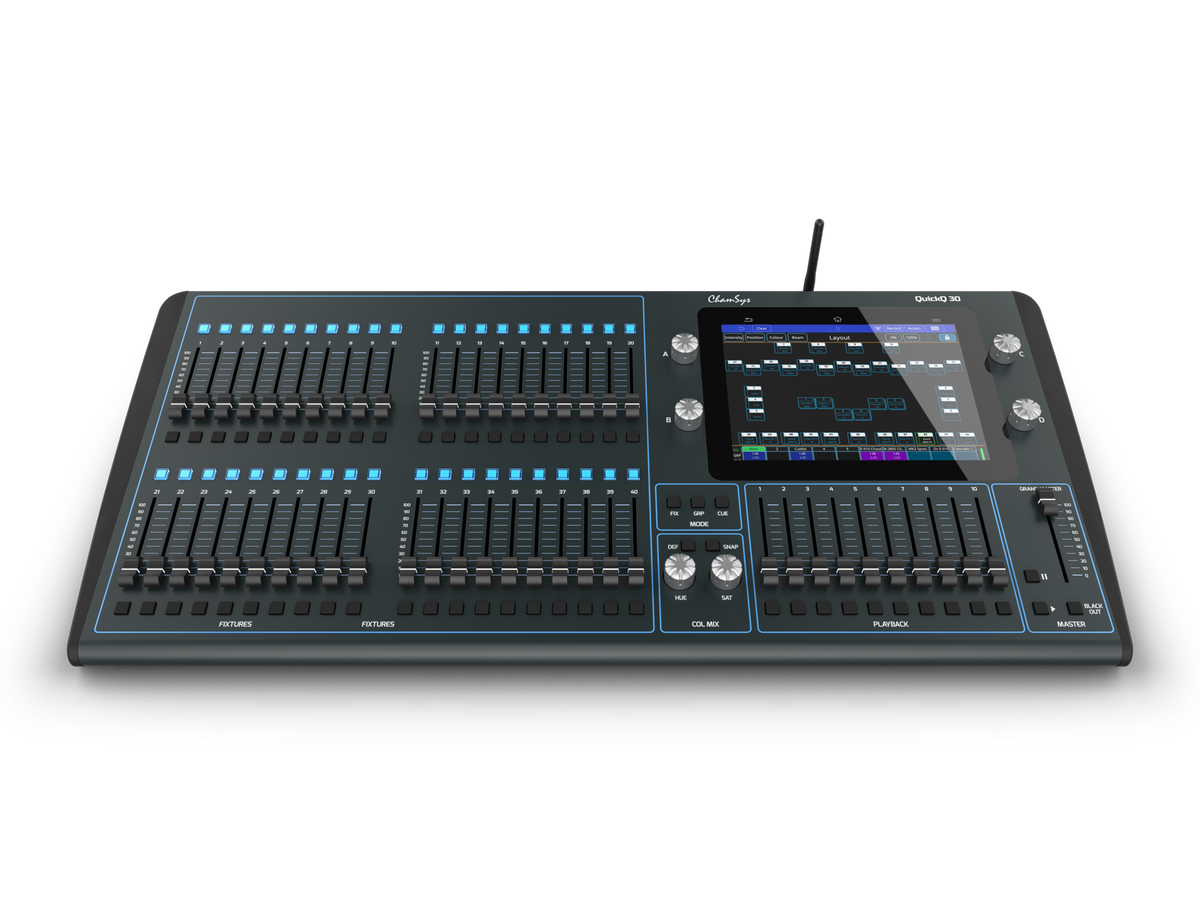 ChamSys QuickQ 30 - Consola de control de iluminación