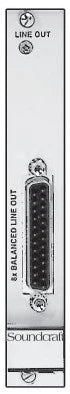 Soundcraft RS2424SP – Módulo de Salidas de Línea (Line Out Card)