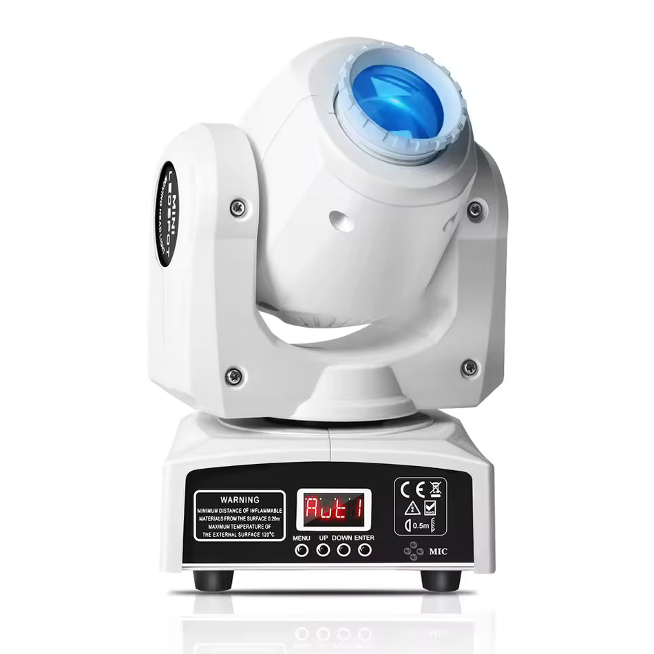 TEMPO - Cabeza móvil SPOT 30W LED mini BLANCA - Tempo Shop