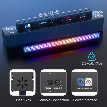 TEMPO - Barra LED estroboscópica RGB 150W - Tempo Shop