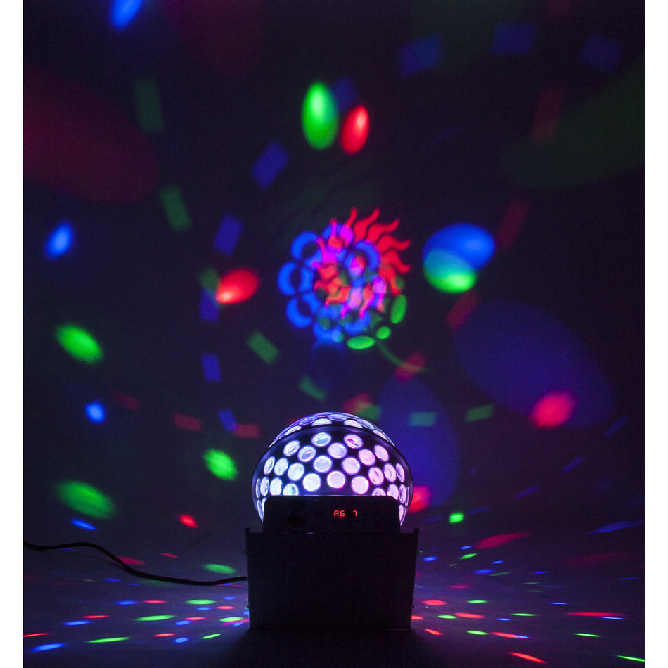 Ibiza Light &amp; Sound STARBALL-GB - Double Gobo and RGBW Beam Lighting Effect