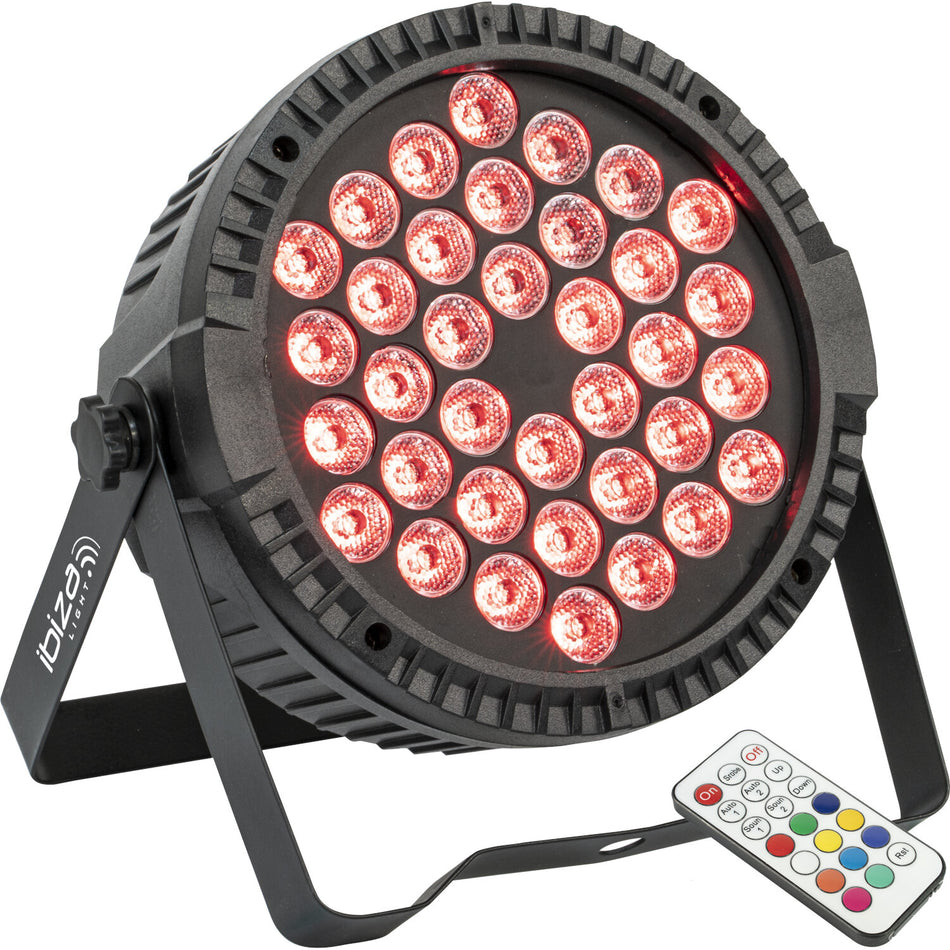 PROYECTOR PAR EXTRA-PLANO - 36 LED RGB 1W