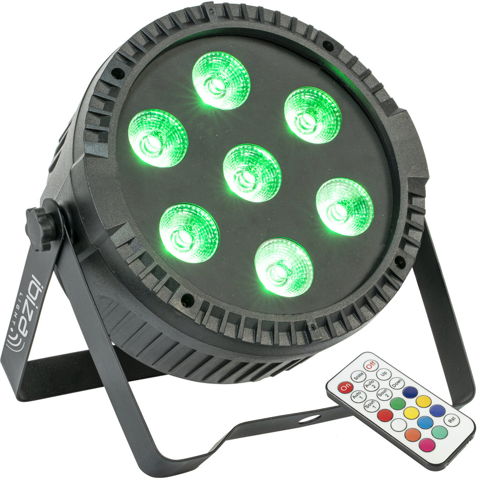 PROYECTOR PAR EXTRA-PLANO - 7 LED RGBW 6W