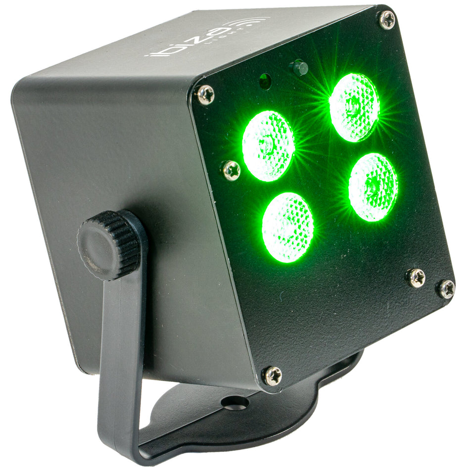 EFECTO MINIATURA DE LED 4 x 3W RGB 3-en-1 A BATERIAS