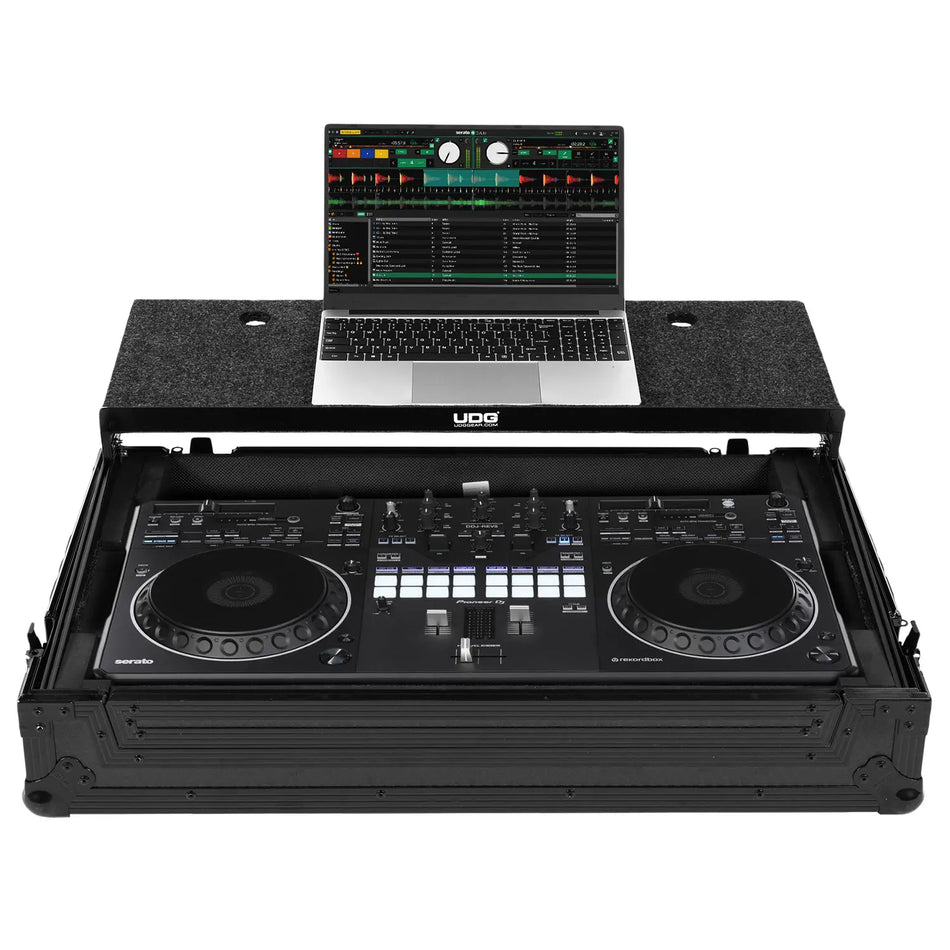 UDG U91096BL - ULTIMATE FLIGHT CASE PIONEER DDJ-REV5 BLACK PLUS (L)