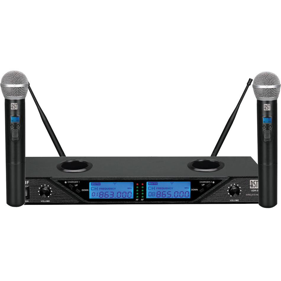 2 CHANNELS UHF WIRELESS SET