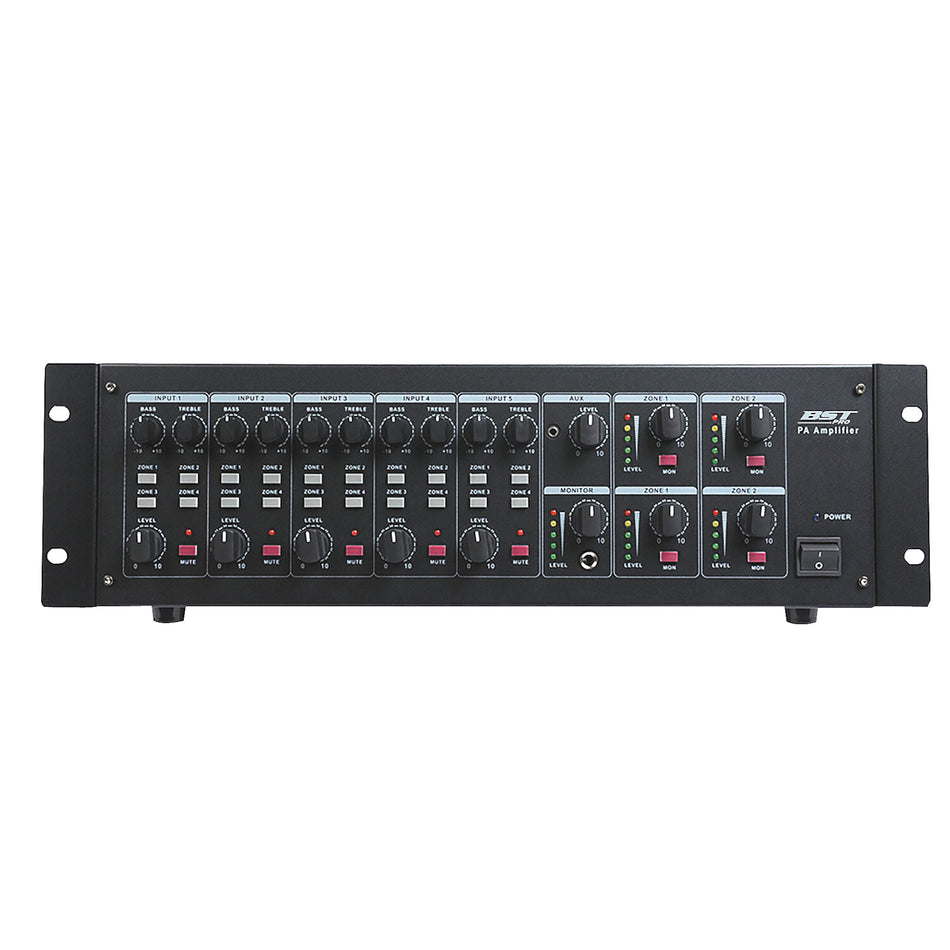 4-ZONE POWER AMPLIFER MIXER 120W