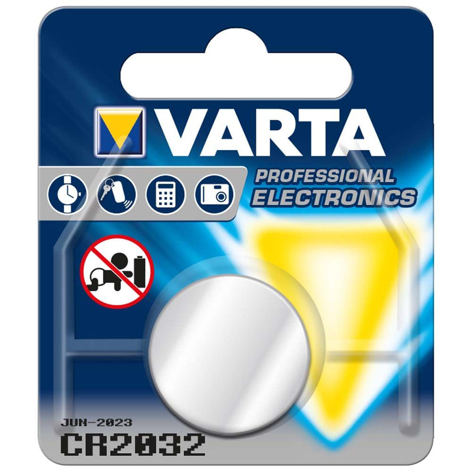 VARTA VIMN 2032 - Pila de botón de litio de 3V de alto rendimiento CR2032