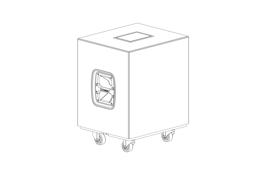 JBL Professional VTX-B15-ACC - Padded Cover and Rolling Board for a VTX B15/B15G