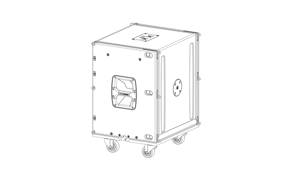 JBL Professional VTX-B15-ACC - Padded Cover and Rolling Board for a VTX B15/B15G