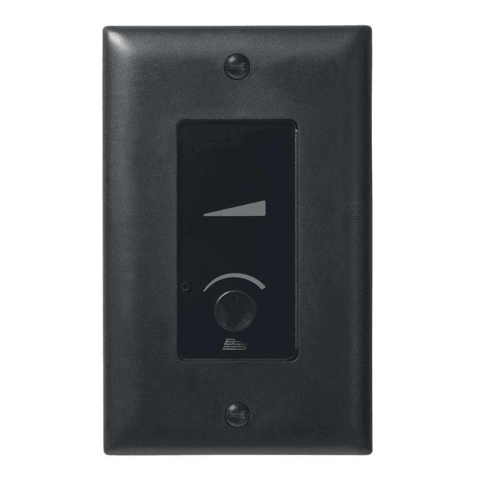 BSS AC-V - Controlador analógico con control de volumen (Negro)