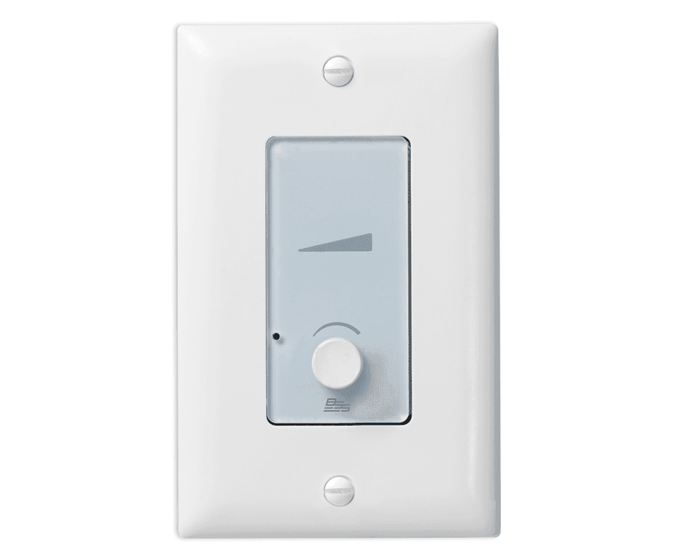 BSS AC-V - Controlador analógico con control de volumen (Negro)